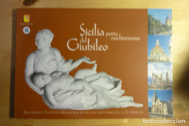 Folletos de turismo: Folleto Sicilia: porta mediterranea del Giubileo Re (en castellano) Italia