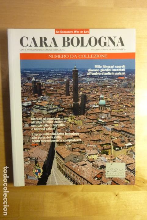 Folletos de turismo: Revista Gu&iacute;a Tur&iacute;stica Cara Bologna Bolonia Italia