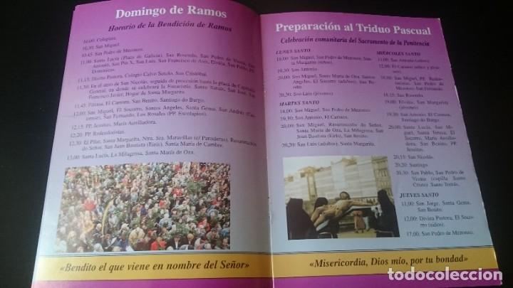 Folletos de turismo: FOLLETO SEMANA SANTA LA CORU&Ntilde;A 1998 PROGRAMA - Foto 3