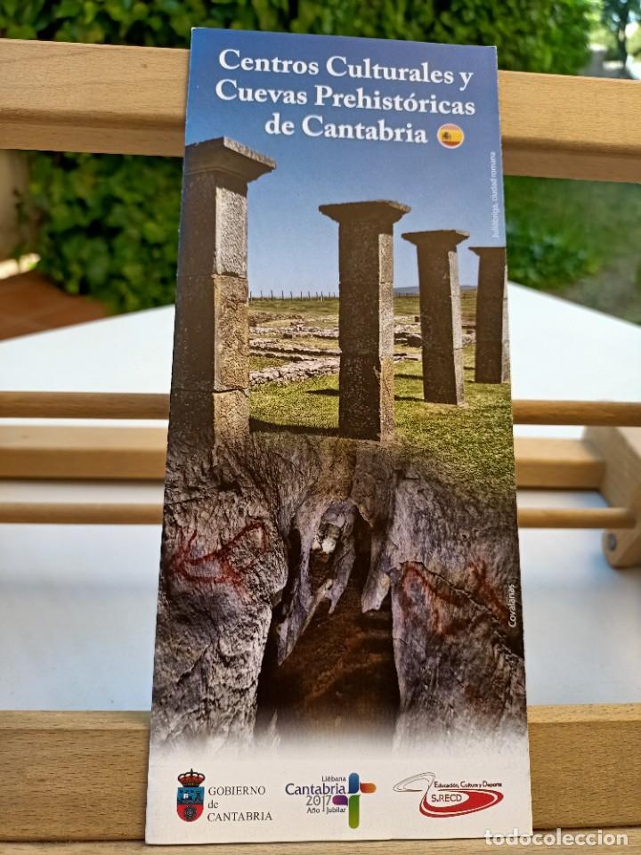 Brochures de tourisme: CENTROS CULTURALES Y CUEVAS PREHIST&Oacute;RICAS DE CANTABRIA GOBIERNO DE CANTABRIA 2012