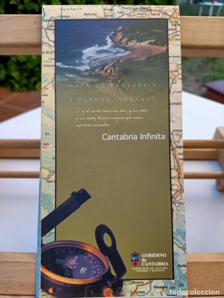 Folletos de turismo: MAPA DE CANTABRIA Y PLANOS URBANOS CANTABRIA INFINITA GOBIERNO DE CANTABRIA 2004