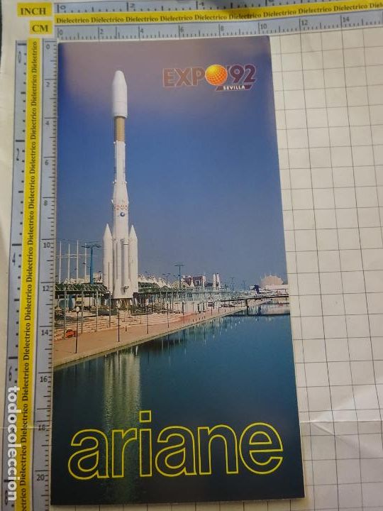 Tourismusbrosch&uuml;ren: FOLLETO DOCUMENTO TUR&Iacute;STICO. EXPO SEVILLA 92 1992. ASTRONOM&Iacute;A ASTRONA&Uacute;TICA ARIANE 4. 2P. 71