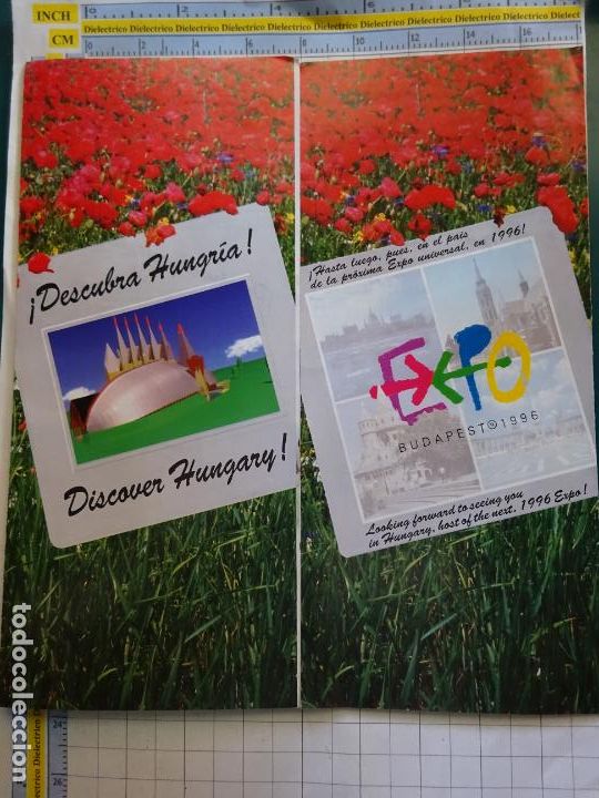 Brochures de tourisme: FOLLETO DOCUMENTO TUR&Iacute;STICO. EXPO SEVILLA 92 1992. PABELL&Oacute;N DE HUNGR&Iacute;A. DESPLEGABLE 12P. 72