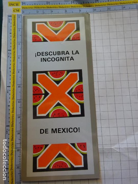 Tourismusbrosch&uuml;ren: FOLLETO DOCUMENTO TUR&Iacute;STICO. EXPO SEVILLA 92 1992. DESCUBRA LA INC&Oacute;GNITA DE M&Eacute;XICO X. 78