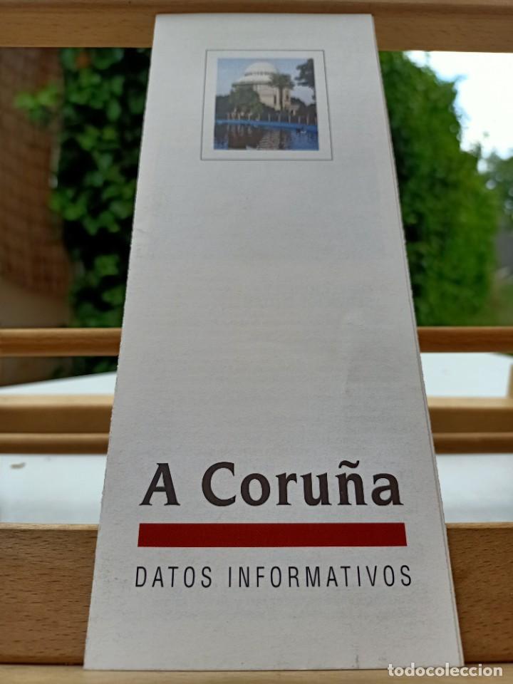 Brochures de tourisme: A CORU&Ntilde;A DATOS INFORMATIVOS SECRETAR&Iacute;A XERAL PARA O TURISMO XUNTA DE GALICIA SIN FECHAR