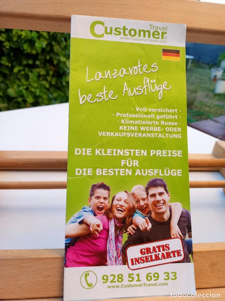 Brochures de tourisme: LANZAROTES BESTE AUSFL&Ucirc;GE TRAVEL CUSTOMER INSELKARTE ALEM&Aacute;N SIN FECHAR