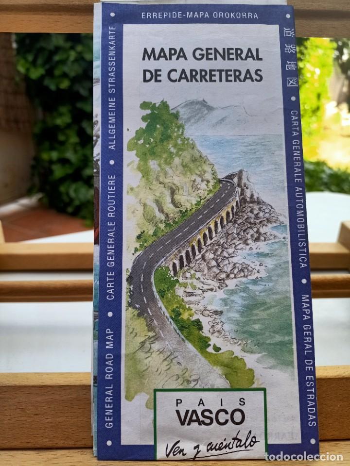 Brochures de tourisme: MAPA GENERAL DE CARRETERAS GOBIERNO VASCO VEN Y CU&Eacute;NTALO SIN FECHAR