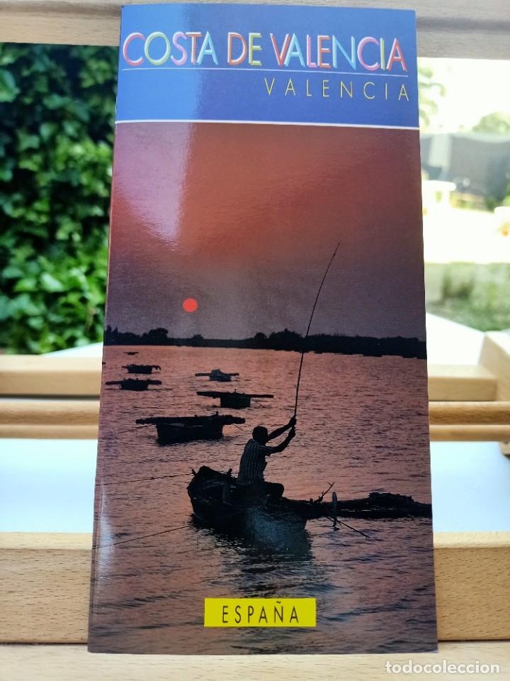 Folletos de turismo: COSTA DE VALENCIA TURESPA&Ntilde;A SECRETAR&Iacute;A GENERAL DE TURISMOCOLECCI&Oacute;N DESTINOS TUR&Iacute;STICOS 36 P&Aacute;GINAS SI