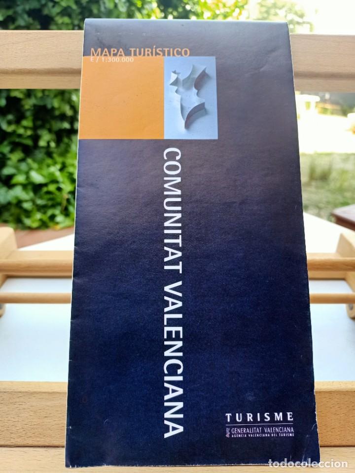 Brochures de tourisme: COMUNITAT VALENCIANA MAPA TUR&Iacute;STICO ESCALA 1:300.000 PLAZA JAN&Eacute;S 2003