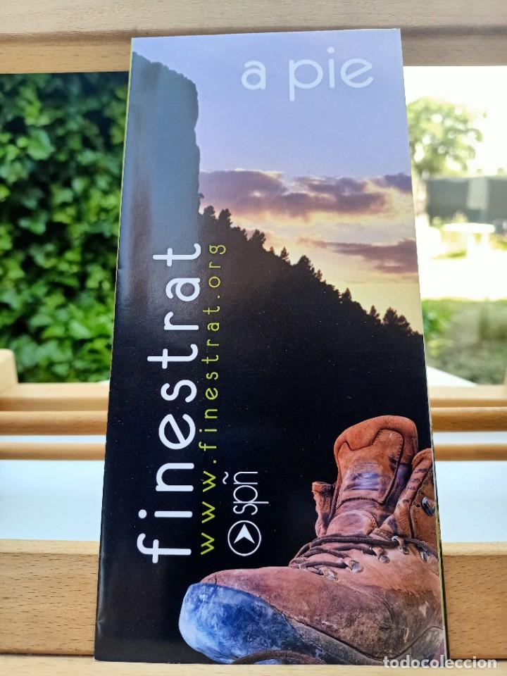 Brochures de tourisme: FINESTRAT A PIE INDICACIONES DE RUTA MAPA ESCALA 1:20.000 SIN FECHAR