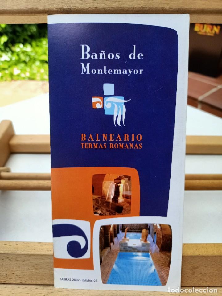 Brochures de tourisme: BA&Ntilde;OS DE MONTEMAYOR BALNEARIO TERMAS ROMANAS SERVICIOS SIN FECHAR