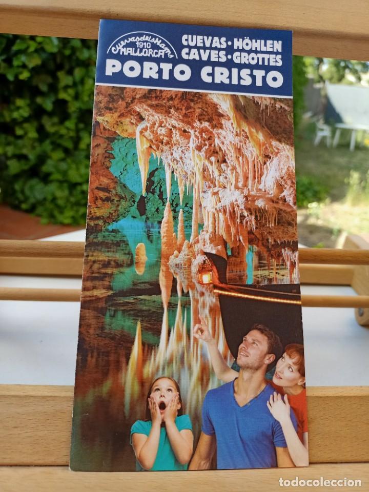Tourismusbrosch&uuml;ren: CUEVAS DELS HAMS PORTO CRISTO EN 6 IDIOMAS PORTO CRISTO MALLORCA 2016