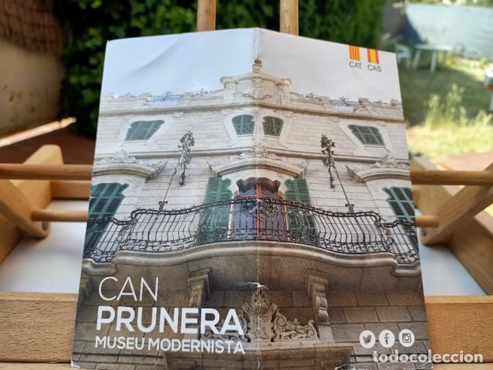 Brochures de tourisme: CAN PRUNERA MUSEU MODERNISTA EN CATAL&Aacute;N Y CASTELLANO 2011