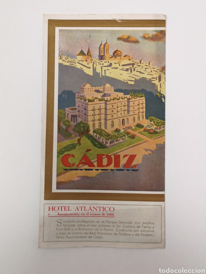 Travel Brochures: C&Aacute;DIZ. FOLLETO TURISTICO. 1929.TURISMO.