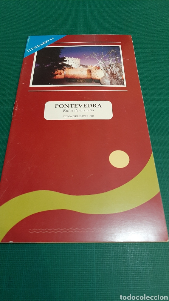 Brochures de tourisme: PONTEVEDRA GALICIA FOLLETO RUTAS DE ENSUE&Ntilde;O ZONA INTERIOR 1995 ANTIG&Uuml;EDADES ETNOGRAF&Iacute;A GALLEGA