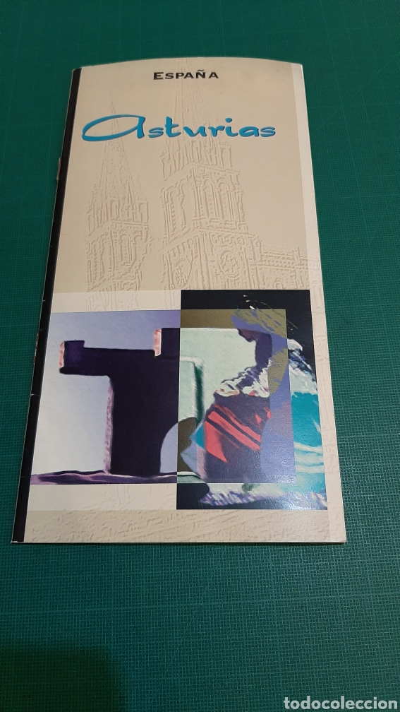 Brochures de tourisme: ASTURIAS ESPA&Ntilde;A FOLLETO PUBLICIDAD PLANO VINTAGE