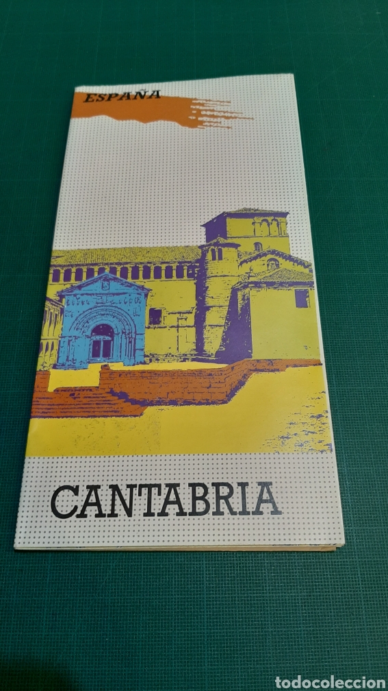 Brochures de tourisme: CANTABRIA TURISMO PLANO FOTOS VINTAGE COLECCIONISMO COLISEVM ANTIG&Uuml;EDADES ETNOGRAF&Iacute;A