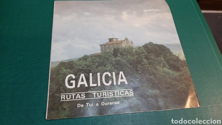 Tourismusbrosch&uuml;ren: GALICIA RUTAS TUR&Iacute;STICAS DE TUI A ORENSE VINTAGE COLISEVM ANTIG&Uuml;EDADES COLECCIONISMO LIBRERIA