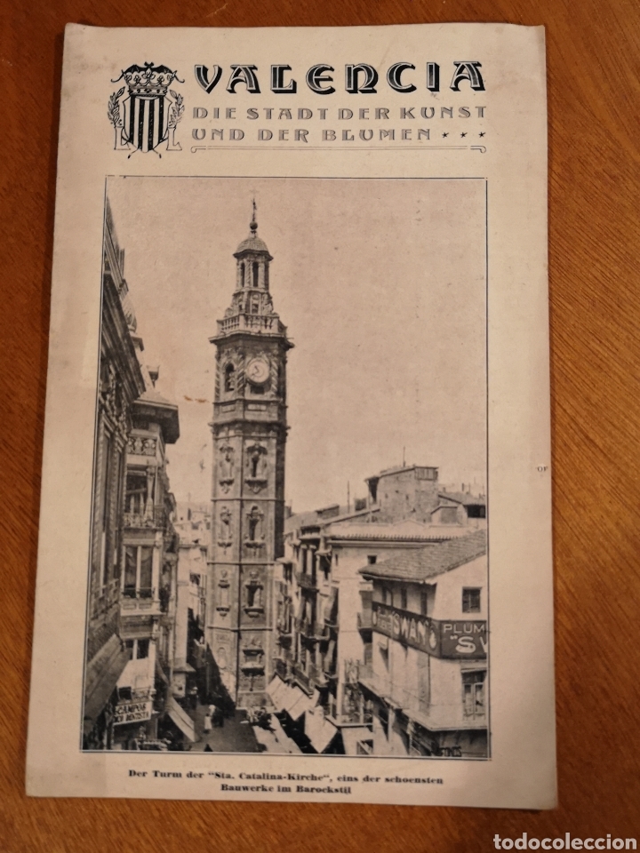 Tourismusbrosch&uuml;ren: FOLLETO DE TURISMO. VALENCIA. FOMENTO DE TURISMO. A&Ntilde;OS 30.