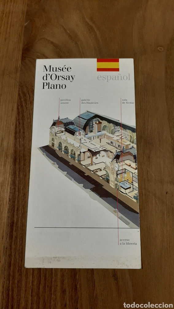 Brochures de tourisme: MUSEO D ORSAY PLANO ESPA&Ntilde;OL 1997 PARIS