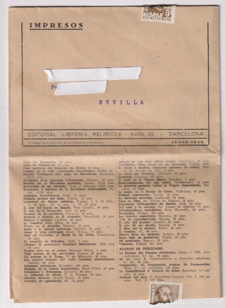 Brochures de tourisme: Librer&iacute;a Religiosa. Informaci&oacute;n Bibliogr&aacute;fica. Junio de 1949
