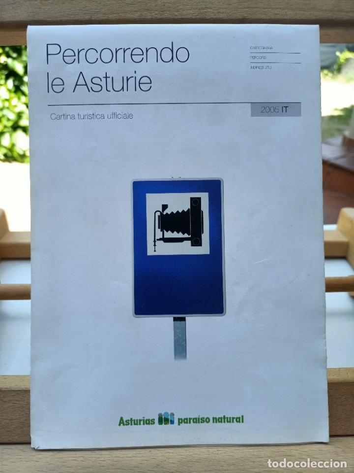 Brochures de tourisme: PERCORRENDO LE ASTURIE CARTINA TURISTICA UFFICIALE CARTOGRAFIA PERCORSI INDIRIZZI UTILI 2005
