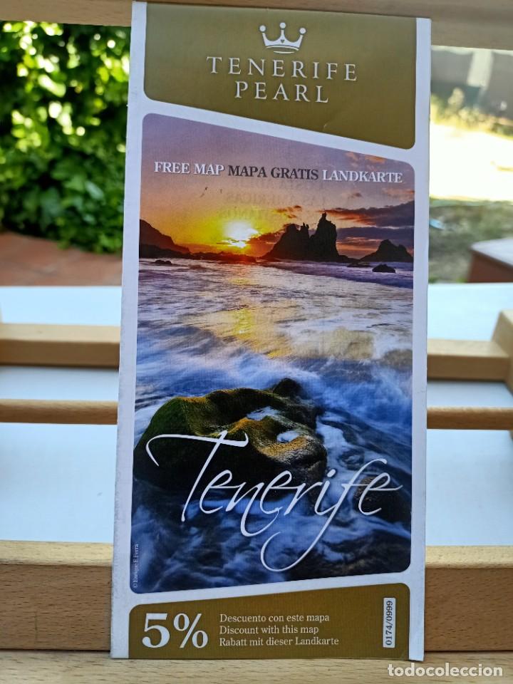 Brochures de tourisme: TENERIFE PEARL MAPA EN ESPA&Ntilde;OL ALEM&Aacute;N E INGL&Eacute;S SIN FECHAR