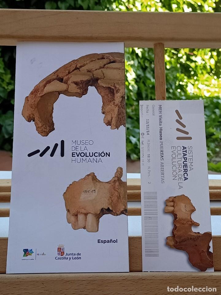 Brochures de tourisme: MUSEO DE LA EVOLUCI&Oacute;N HUMANA Y ENTRADA BURGOS 2014