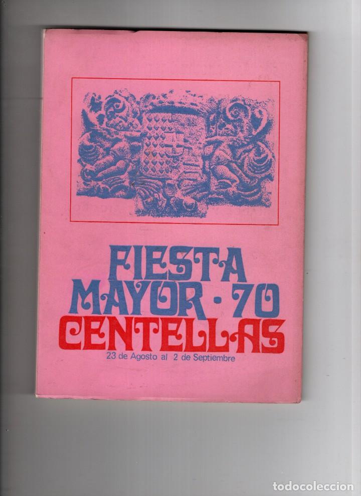Folhetos de turismo: Centellas. Fiesta Mayor 1970
