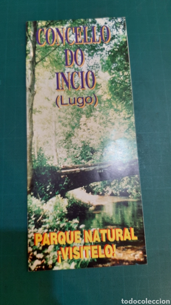 Brochures de tourisme: 1995 CAT&Aacute;LOGOS CONCELLO DO INCIO LUGO PARQUE NATURAL