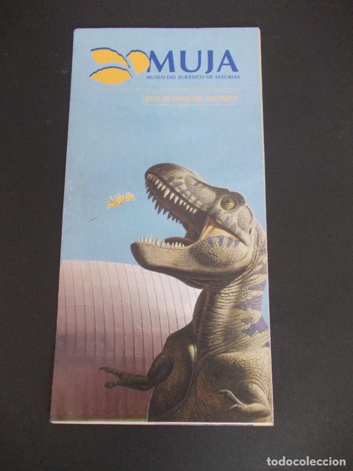 Tourismusbrosch&uuml;ren: Folleto Guia de mano visitante MUJA Museo del Jur&aacute;sico de Asturias