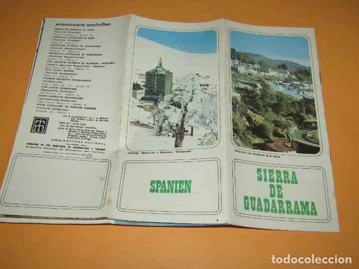 Travel Brochures: Cat&aacute;logo Publicitario de SIERRA DE GUADARRAMA del Ministerio de Informaci&oacute;n y Turismo - A&ntilde;o 1960s.
