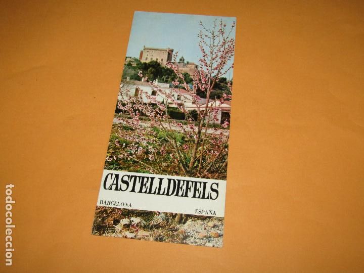 Travel Brochures: Cat&aacute;logo Publicitario de CASTELLDEFELS por el Ministerio de Informaci&oacute;n y Turismo - A&ntilde;o 1960s.