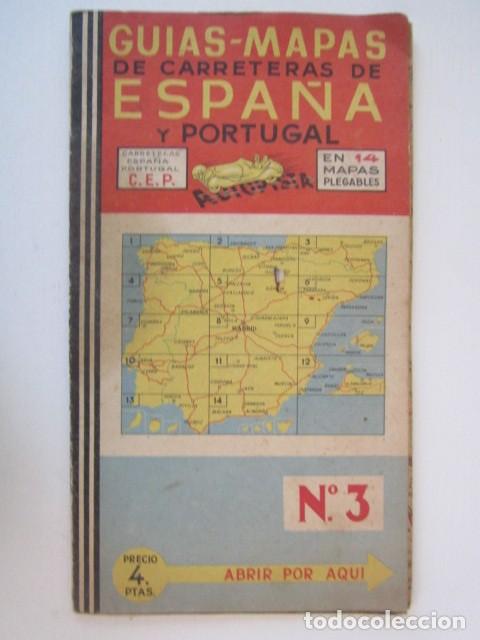 Folletos de turismo: ANTIGUO MAPA SUR DE FRANCIA ANDORRA Y NORTE DE CATALU&Ntilde;A