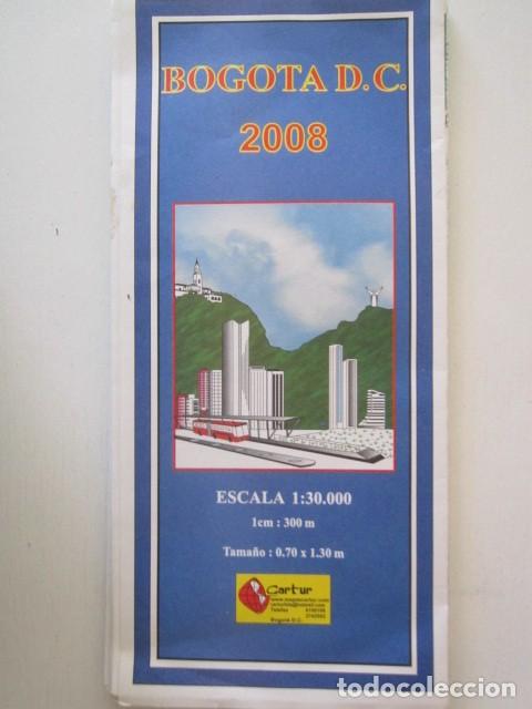 Folhetos de turismo: MAPA DE LA CIUDAD DE BOGOTA