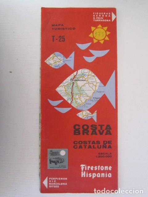 Folletos de turismo: MAPA Y GUIA DE LA COSTA BRAVA - Foto 1