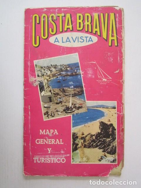Folletos de turismo: MAPA GENERAL Y TURISTICO DE LA COSTA BRAVA - Foto 1