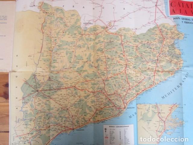 Folletos de turismo: MAPA GENERAL Y TURISTICO DE LA COSTA BRAVA - Foto 3