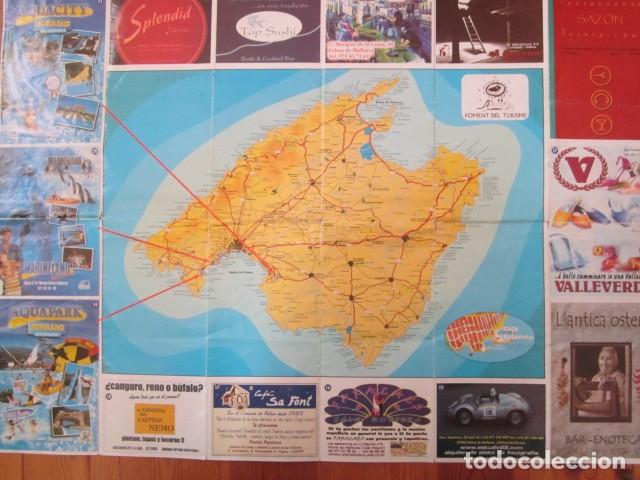 Folletos de turismo: PLANO DE MALLORCA Y BARES Y RESTAURANTES