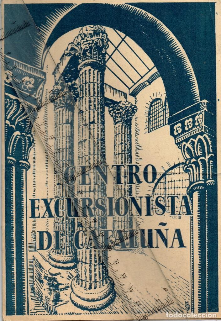 Folletos de turismo: 1964 CENTRO EXCURSIONISTA DE CATALU&Ntilde;A FOLLETO PRESENTACI&Oacute;N SECCIONES Y ACTIVIDADES