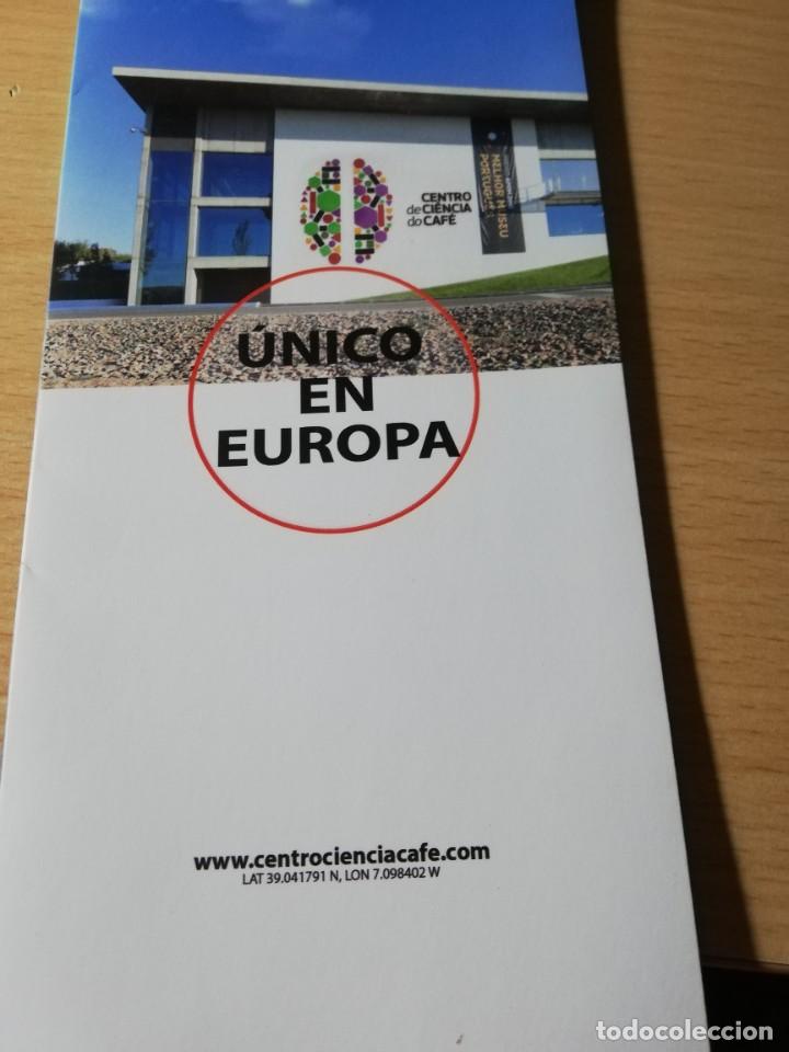 Folletos de turismo: FOLLETO TR&Iacute;PTICO CENTRO CIENCIA CAF&Eacute; CAMPO MAIOR (PORTUGAL)