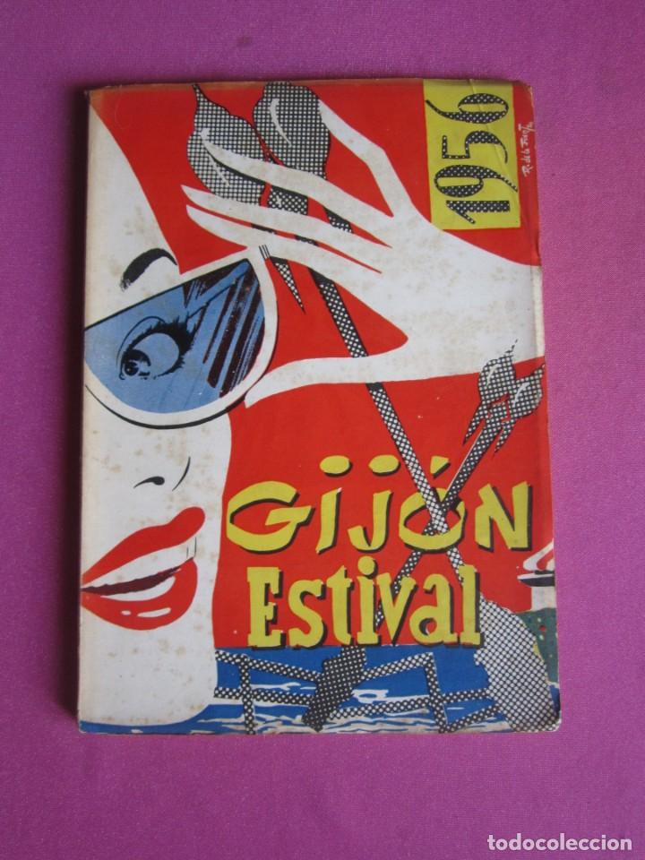 Folletos de turismo: GIJON ESTIVAL VERANO 1956 PROGRAMA DE FIESTAS GIJON ASTURIAS P9 1