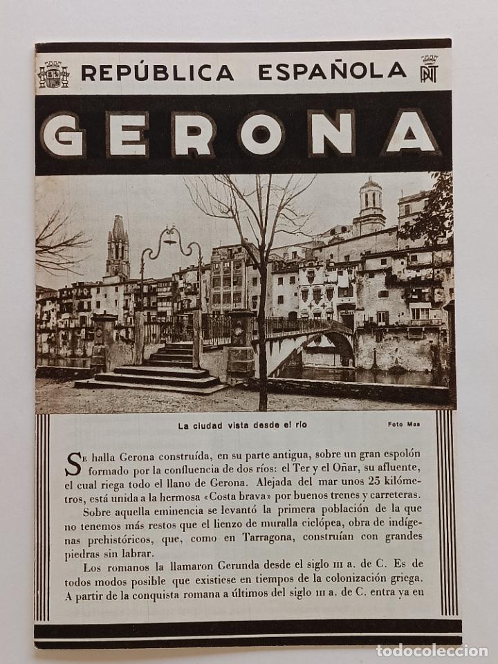 Tourismusbrosch&uuml;ren: REP&Uacute;BLICA ESPA&Ntilde;OLA GERONA PNT