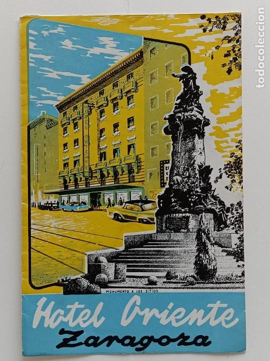 Tourismusbrosch&uuml;ren: HOTEL ORIENTE ZARAGOZA 1961