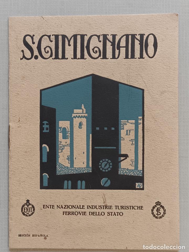 Folletos de turismo: FOLLETO DE TURISMO S. GIMIGNANO ITALIA