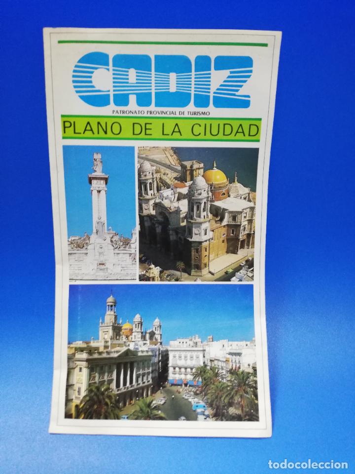 Folletos de turismo: CADIZ. PLANO DE LA CIUDAD. - Foto 1