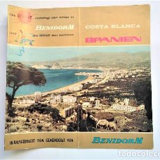 Folletos de turismo: BENIDORM, 1968. COSTA BLANCA SPANIEN. HERAUSGEBRACHT VOM GEMEINDERAT VON BENIDORM