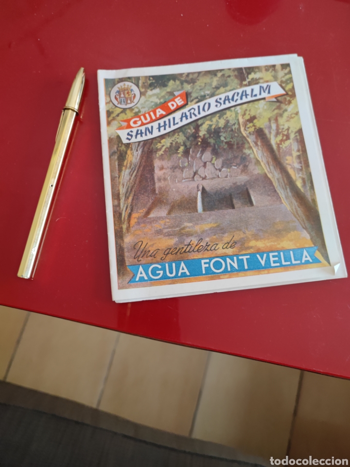 Travel Brochures: Gu&iacute;a de sant Hilario , agua fontvella , desplegable , ref 140