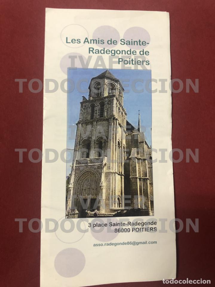 Tourismusbrosch&uuml;ren: FOLLETO TRIPTICO LES AMIS DE SAINTE RADEGONDE DE POITIERS