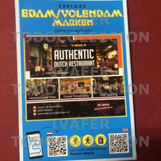 folleto con mapas de edam, volendam y marken, h - Compra venta en ...